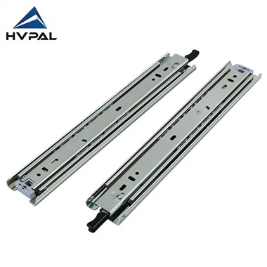 मीडियम ड्यूटी ड्रॉअर स्लाइड्स को लॉक करना